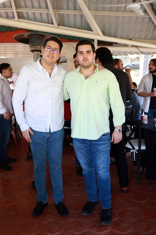 César Tiscareño y Diego Abaroa