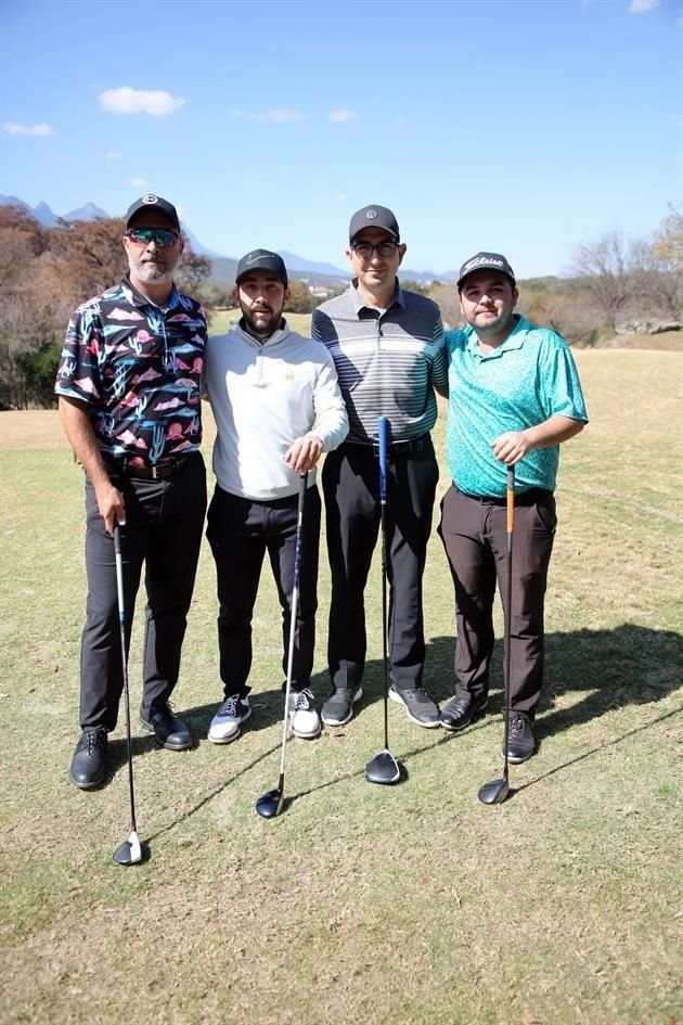 Enrique Llaguno Elizondo, Gonzalo Gallegos García, Mauricio Méndez Vargas y Diego Acero Villarreal