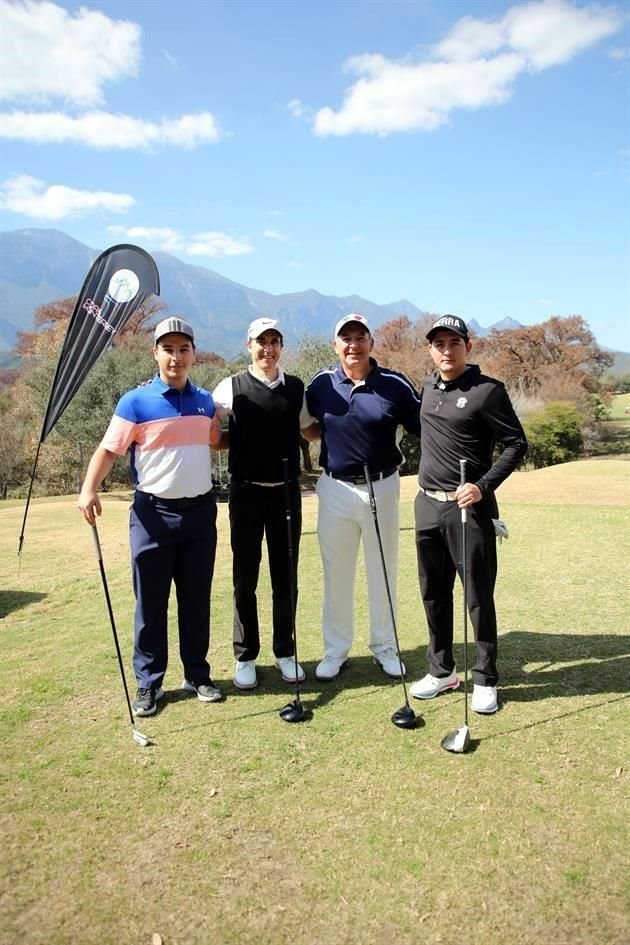 Eugenio Gutiérrez, Salvador Canales Adame, Carlos Hillel Manrique y Gilberto Chávez Gutiérrez