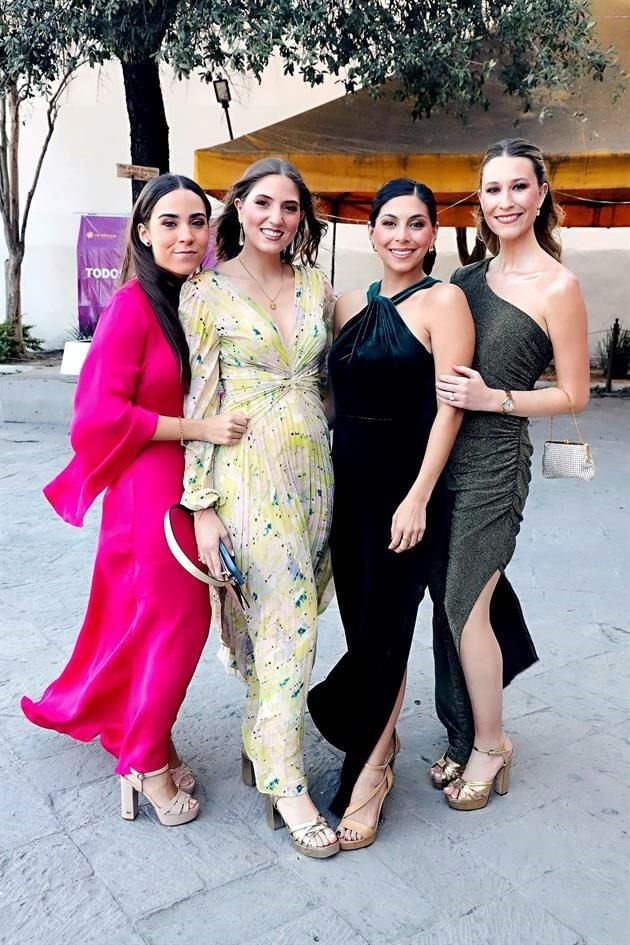 Carmen Quiroga, Clarisa Bolinaga, Marbella Garza y Carolina Albuerne