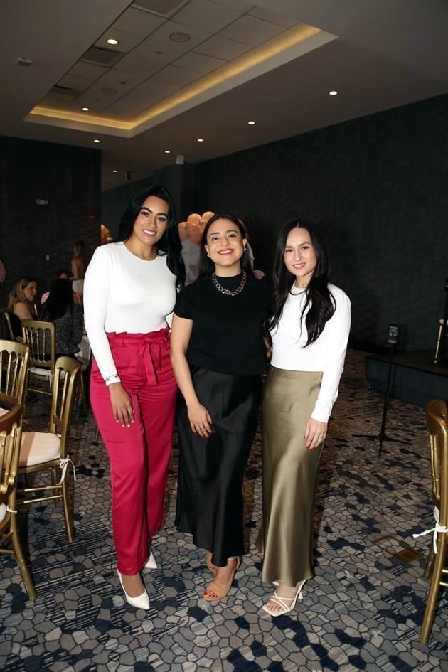 Denisse González, Inés Cortés y Teté Esparza