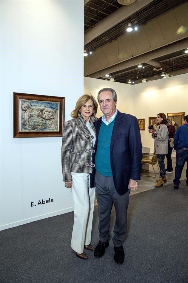 María Inés Botero y Fernando Botero