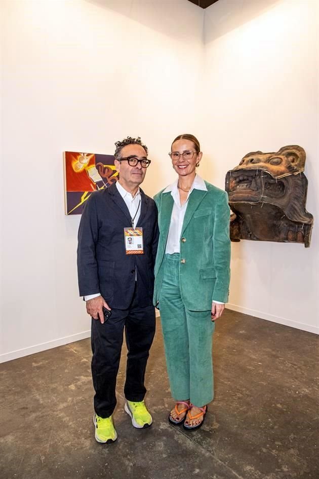 José Kuri y Mónica Manzutto