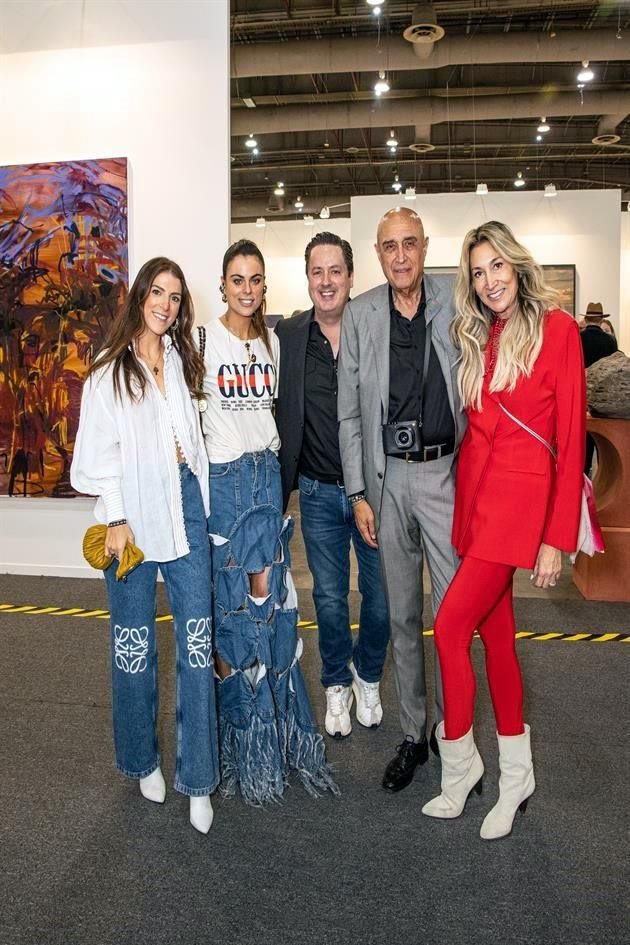 Michelle Sandler, Yael Sandler, Ricardo Barroso, Pedro Torres y Saddy Abaunza