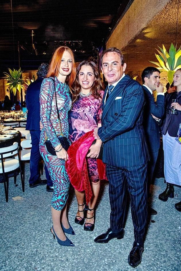Zélika García, Soumaya Slim y Eugenio López