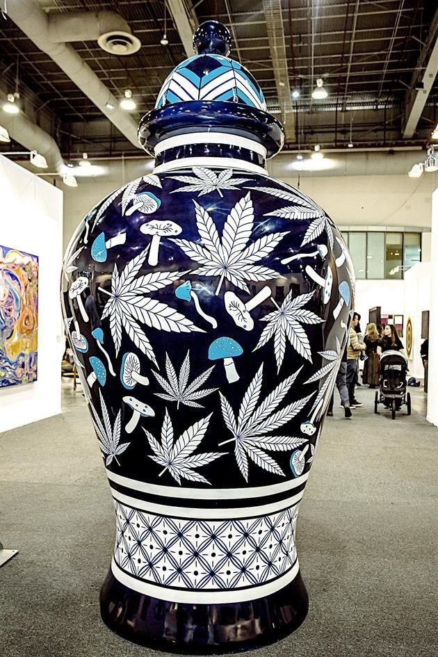 Obra expuesta en la edición número 20 de esta feria de arte que se realiza en la Ciudad de México.