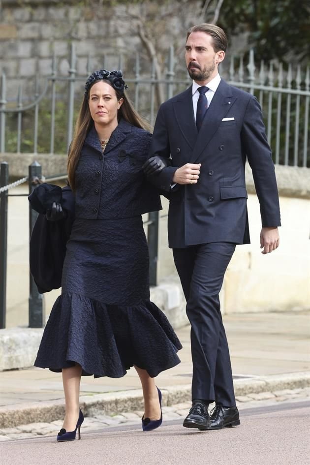 Entre los primeros asistentes se pudo ver a la Princesa Nina y el Príncipe Felipe, ambos de Grecia y Dinamarca.