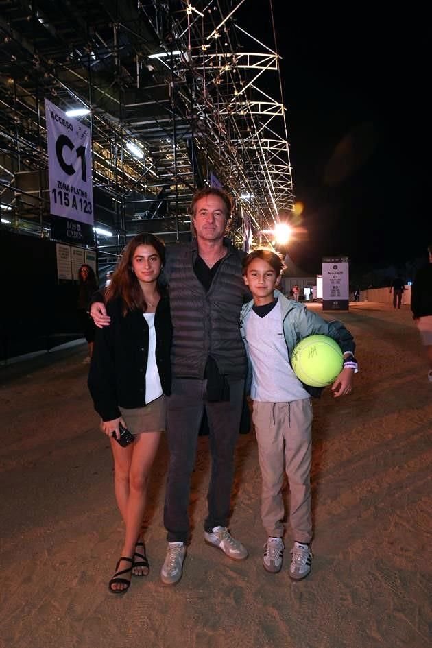 Camila Braun, Javier Braun y Andrés Braun