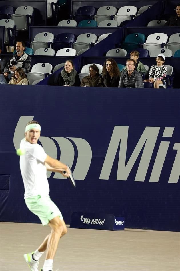 Alexander Zverev,  Renata Burillo, Débora Magni, Carla Aparicio, Javier Braun y Andrés Braun