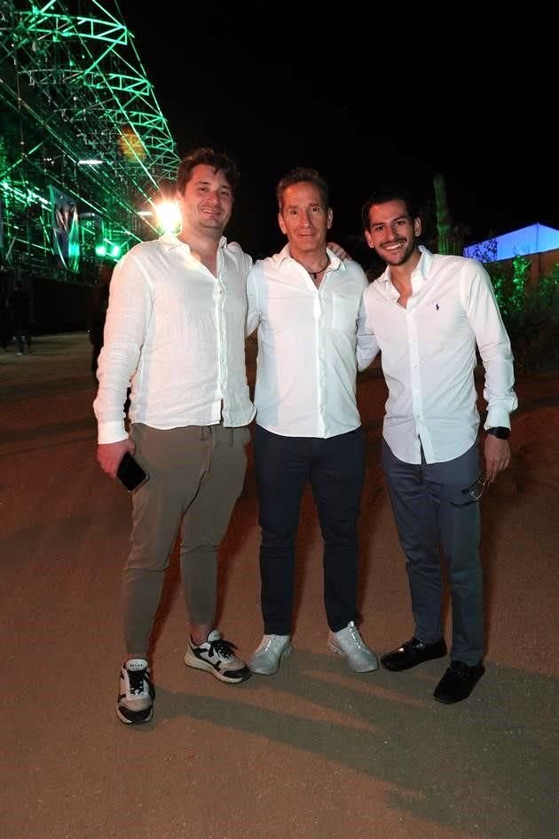 Eduardo Becker, Daniel Becker y Alejandro Braojos