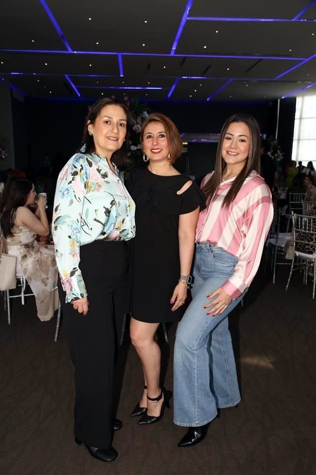 Mónica Rangel, Berenisse Treviño y Paola Loyola