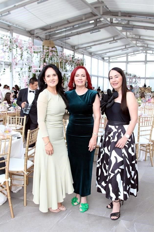 Ana Marroquín, Gabriela Treviño y Marlene Villarreal