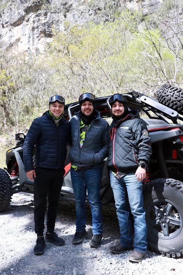 César González, Miguel ,Peña y Alberto Montemayor