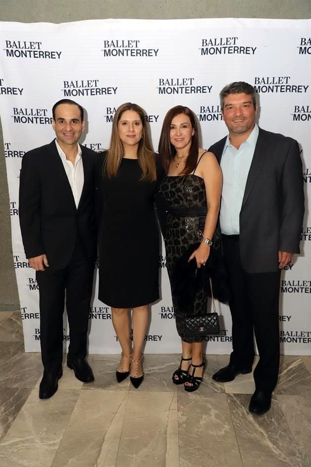 Alexis Martínez, Marisol Villarreal, Cecilia de Elizondo y Alberto Elizondo