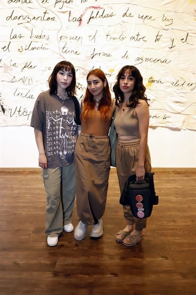 Yosselyn Tapia, Amanda García y Francia Monjaraz