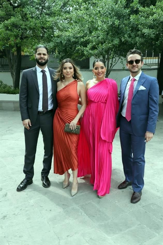 Farid Dieck, Jéssica Fernández, Bárbara Valdez y Mauricio Pérez Vargas