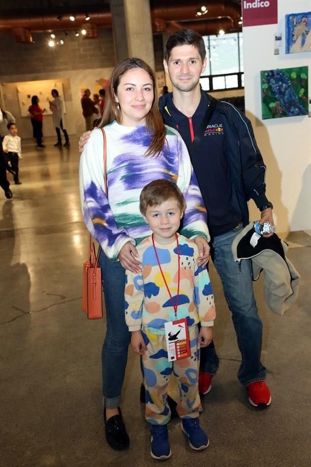 Ximena de la Torre, Carlos Cerrillo y Carlos Cerrillo