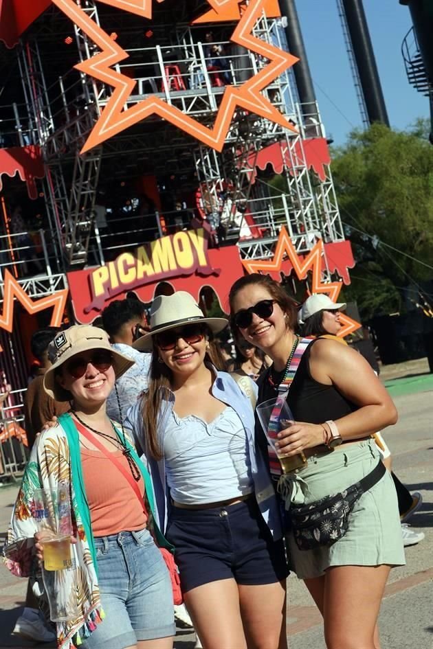 Coralina Garza, Liz del Ángel e Ivonne Gutiérrez