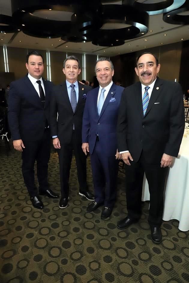 Mauricio Canseco, Luis Adrián Rendón, Salvador Rizzo y Jorge Ocampo