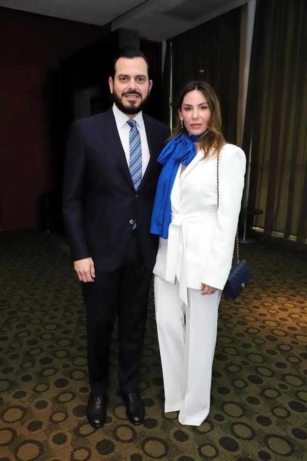 Sergio Ganem y Valentina Garza de Ganem