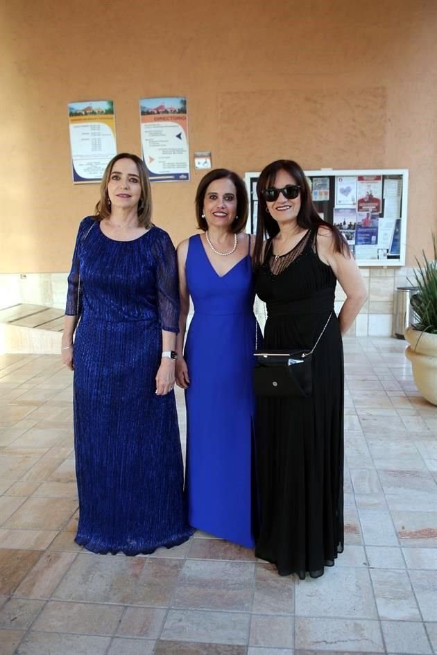 Alma Treviño, Malena Cuéllar y Lourdes de la Garza