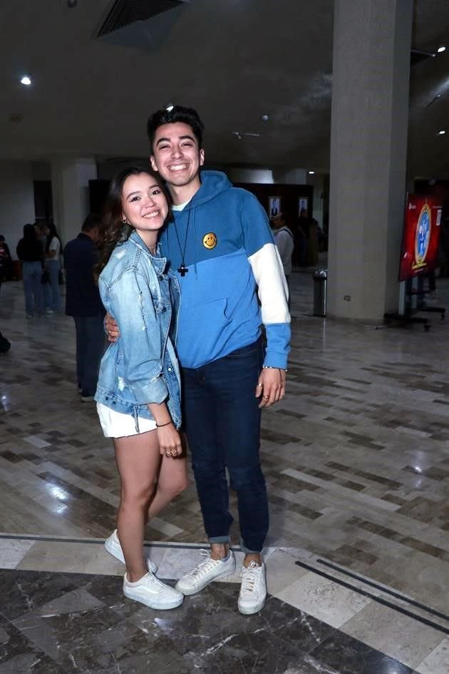 Sara Hernández y Aldrin Gómez