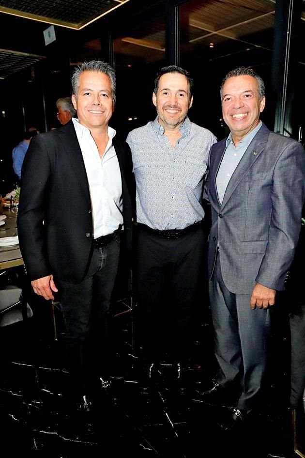 Daniel Guadiana, Patricio Flores y Salvador Rizzo