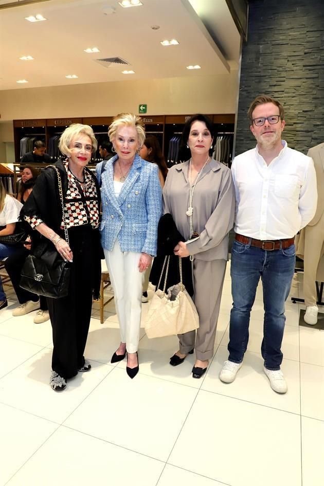 Eugenia Kleiman, Betty Zybert de Schwarz, Norma Elizondo y Luis Bareiro