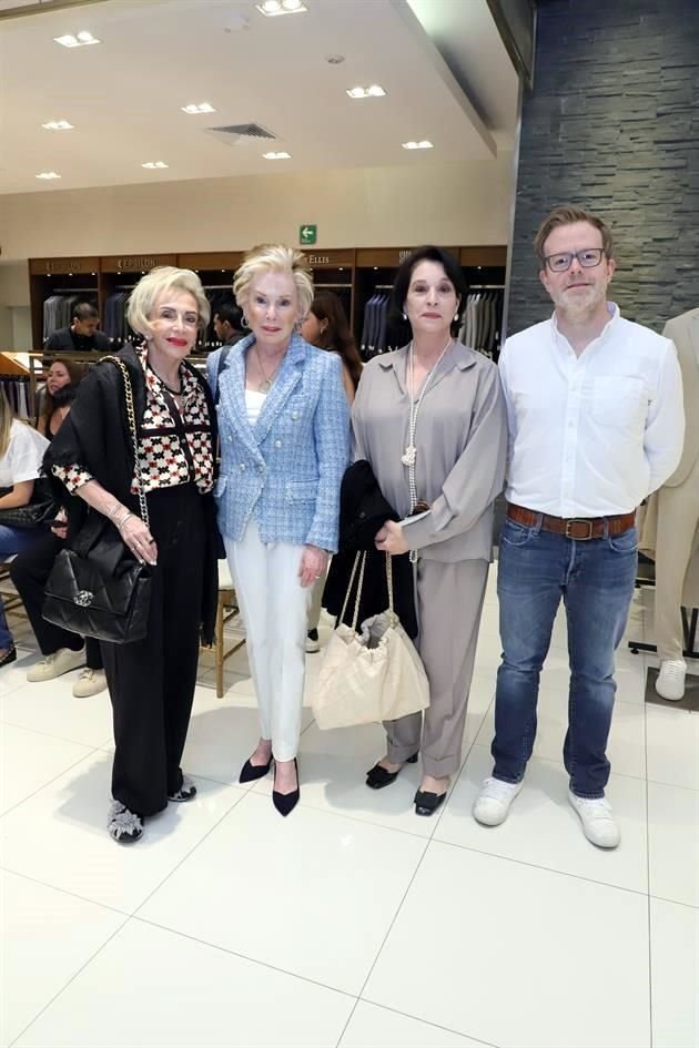 Eugenia Kleiman, Betty Zybert de Schwarz, Norma Elizondo y Luis Bareiro