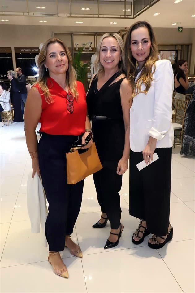 Bertha Cantú, Sussette Assad y Fernanda García