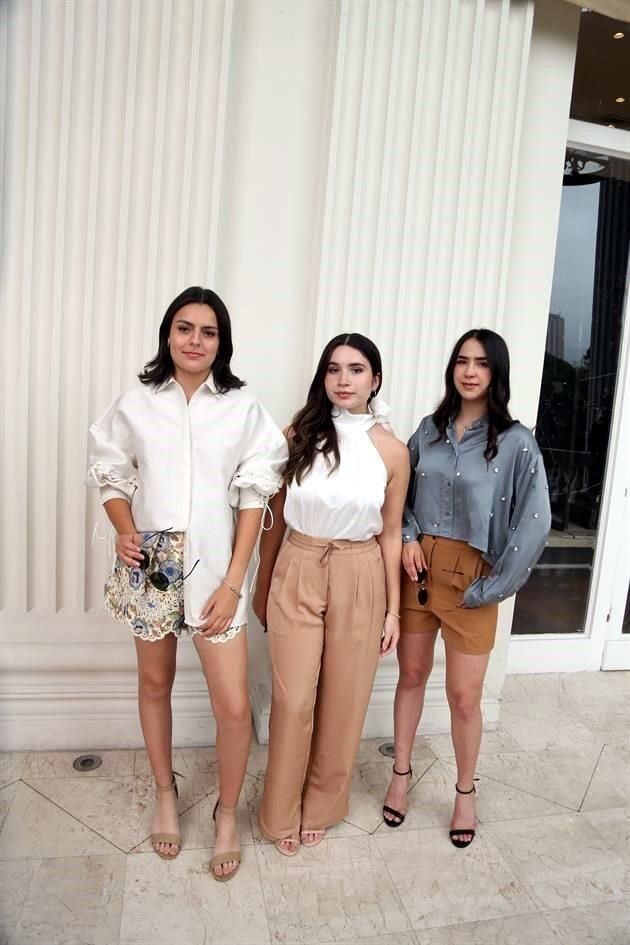 Miranda Valles, Mía Flores y Priscila Torres