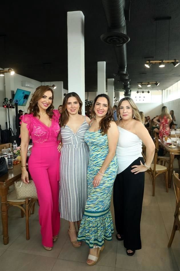 Karla Oates, Jéssika Hernández, Mónica Hernández y Diana de Montemayor