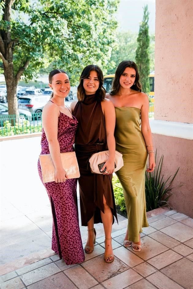 Aranza Iragorri, Paula Sandoval y Luciana Marín