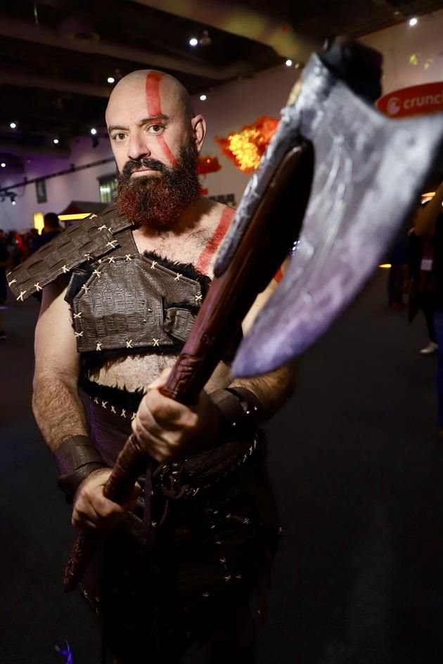 ¿Qué les parece este Kratos del videojuego 'God of War'?