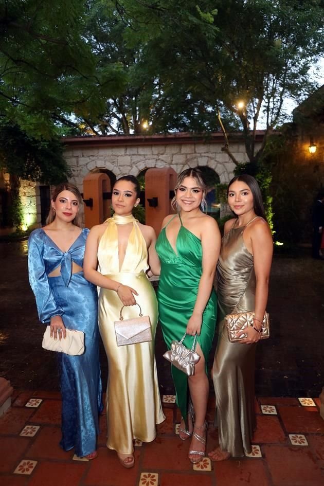 Alejandra Orta, Ruby Garza, Katheryne González y Catalina Santana