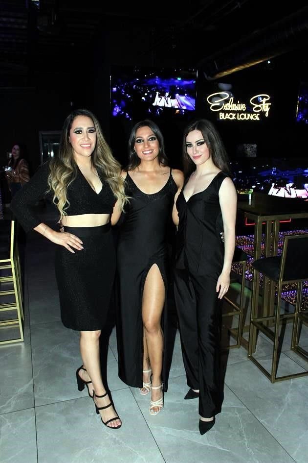 Michelyne Duran, Iza Daniela Flores y Arely Leal Cantú