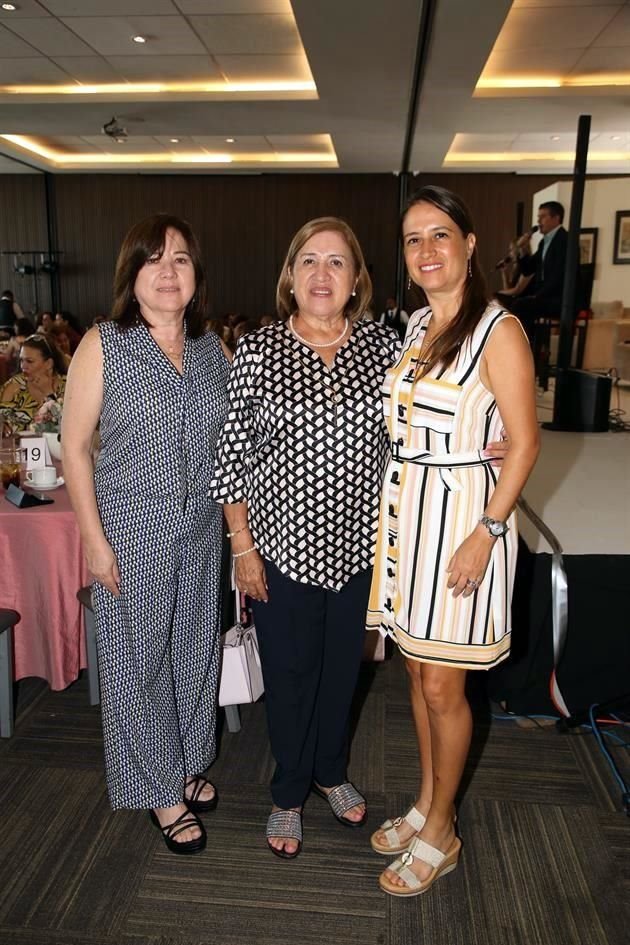 Martha González, María Soledad Padilla y Michelle Villaseñor