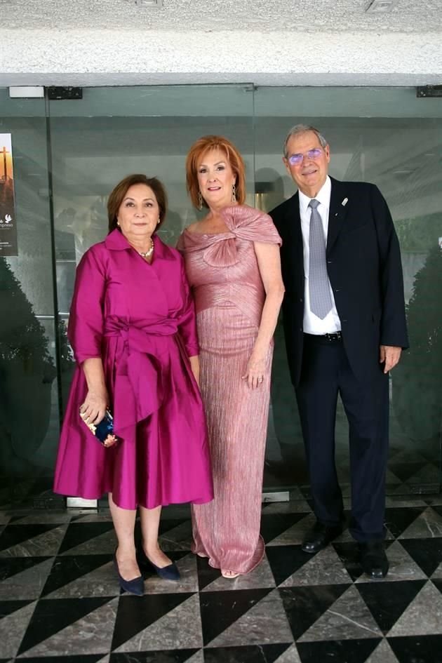 Odet Muciño de Padilla, Patricia Arredondo de Garza y Ricardo Garza Villarreal