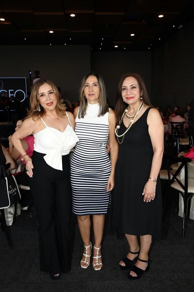 Rebeca Gómez, Rosy Sauceda y Ale García