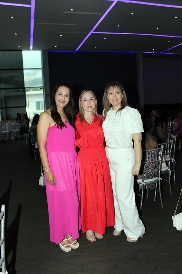 Claudia Córdova, Diana Nevárez y Zayury De la Garza