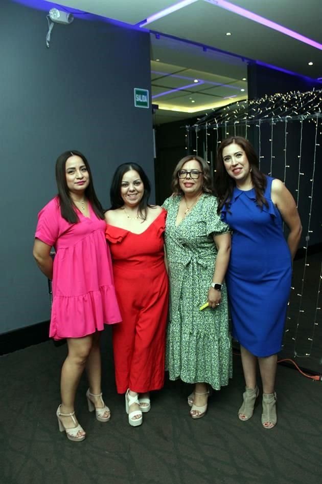 Isela González, Diana Medrano, Cristina Alor y Graciela Hernández