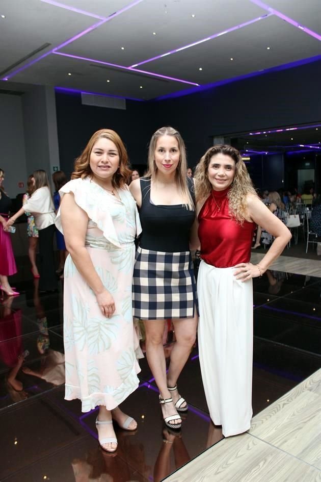 Liliana Aranda, Myriam Salazar y Lorena Dorantes