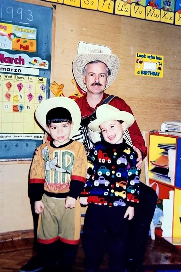 MARZO 1993. El maestro junto a Julio Graham y Francisco Mancillas