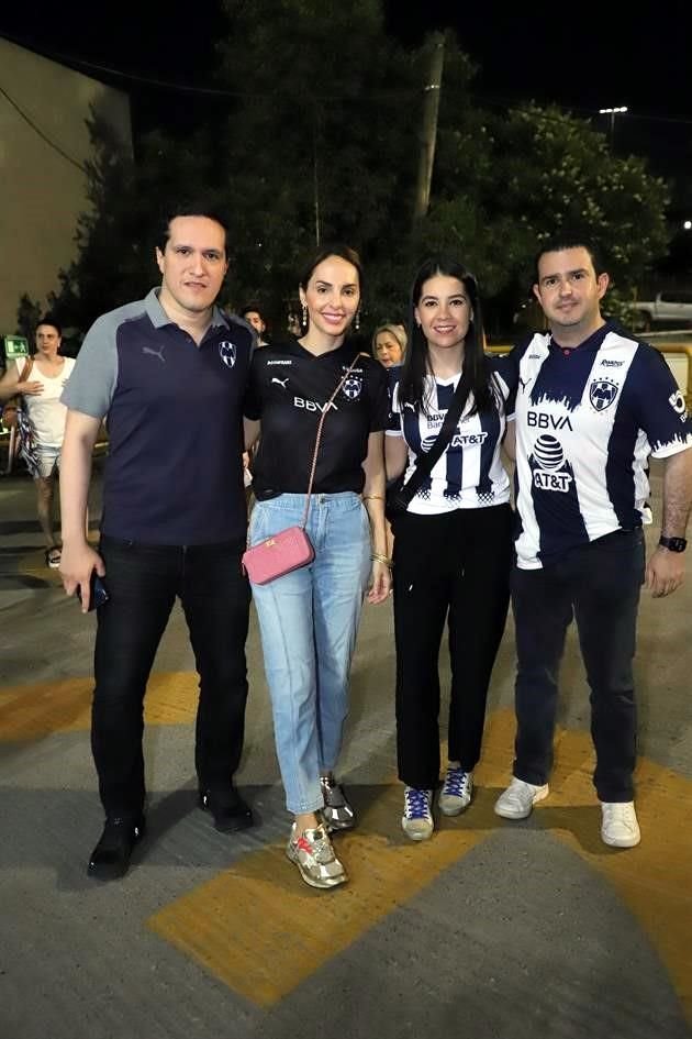 Gerardo Gutiérrez, Esthela Romo, Silvia Tamez y Adal Cavazos