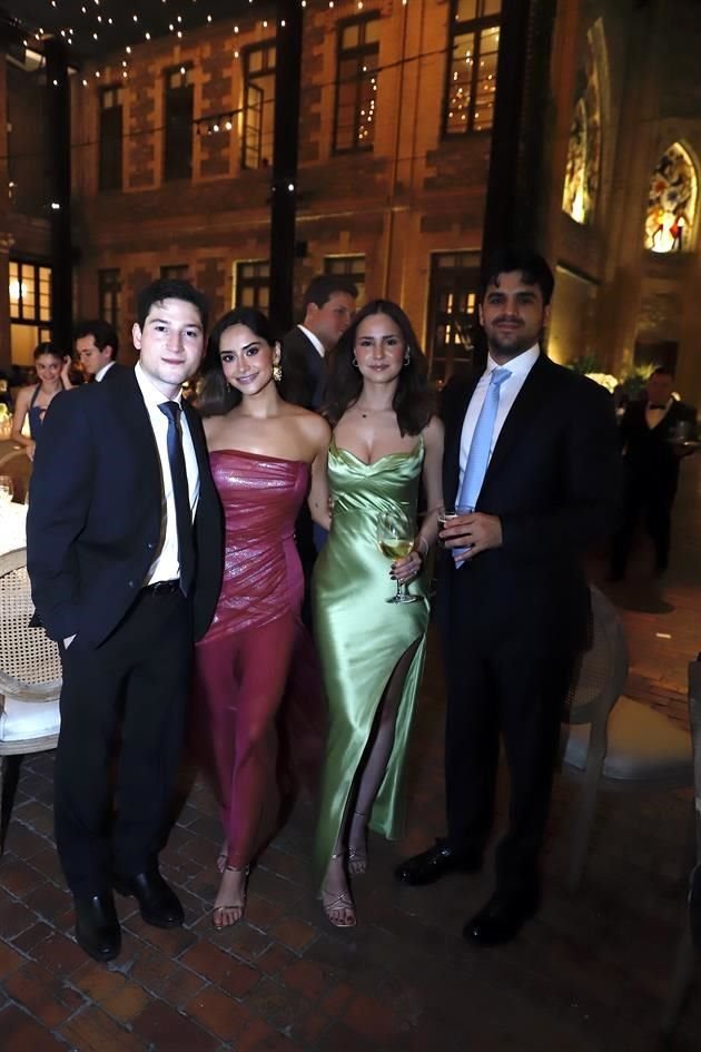 Cristóbal de la Garza, Gabriela de la Garza, Roberta Fernández y Evaristo Rubio