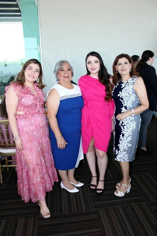 Daniela Reyes, Maricela Burnes, Elizabeth Anaya y Dora Nelly Chapa