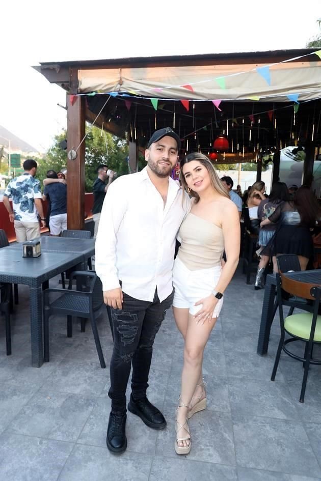 David Jiménez y Eillen Cantú