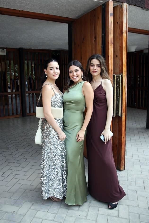 Mariana Lozano, Elisa Elizondo y Belén Sada