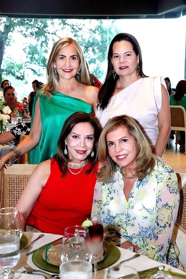 Mónica Buerón de Villarreal, Daniela Cavazos, Lupita Alanís de Alanís y Gina Benavides de Velarde