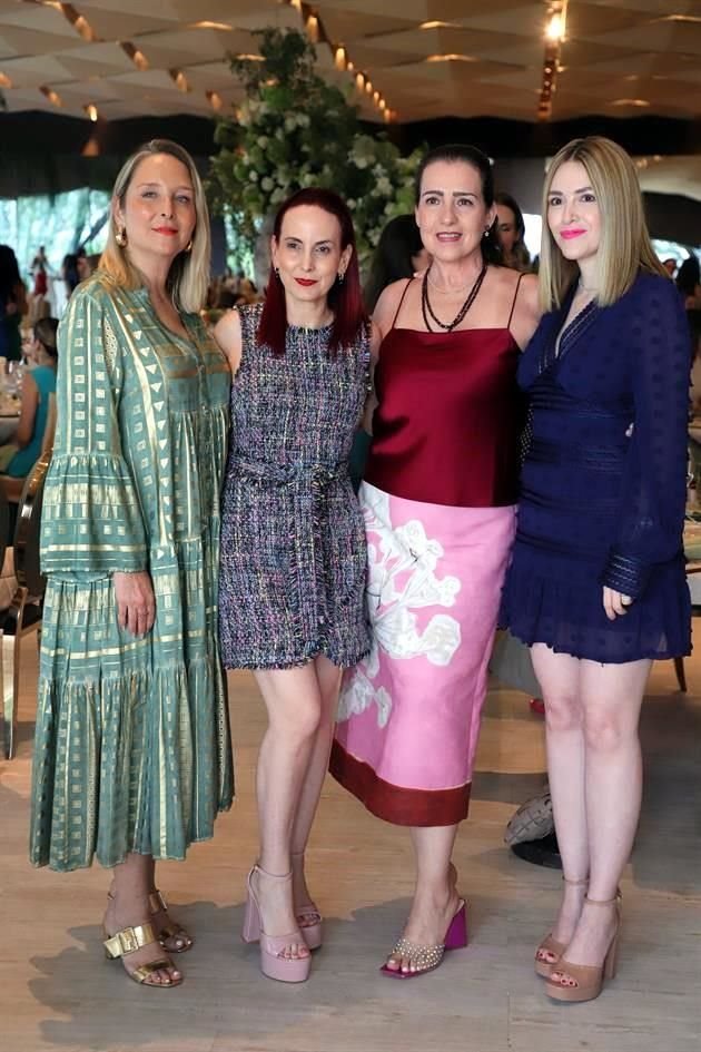 Adriana Zavala de Cortázar,  Mónica García de Moyeda, Karla Ferrigno y Gaby Espinosa de Kuri